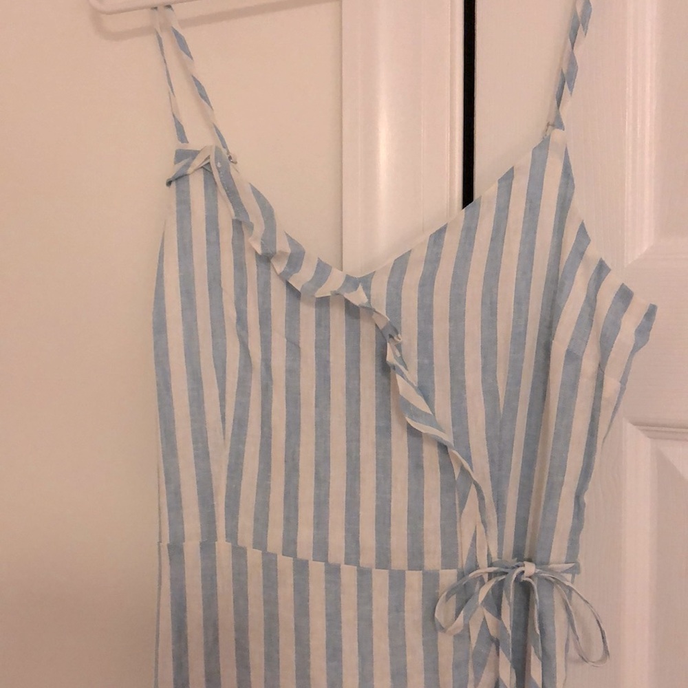 NWT ModCloth Blue Stripe Sundress Sz 6